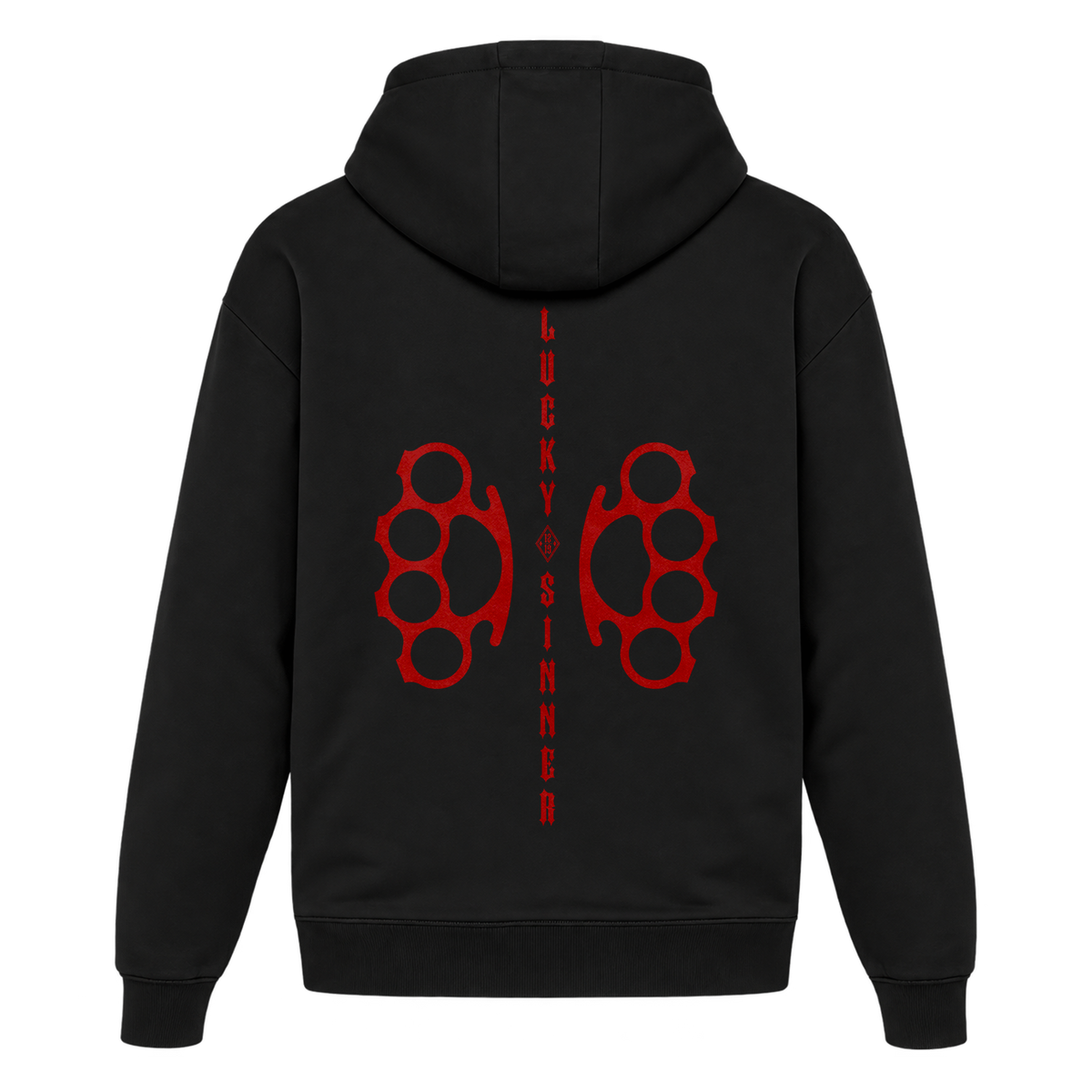 Oversize-Hoodie Red Knuckle S/R