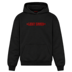 Oversize-Hoodie Born Lucky Die Sinner S/R