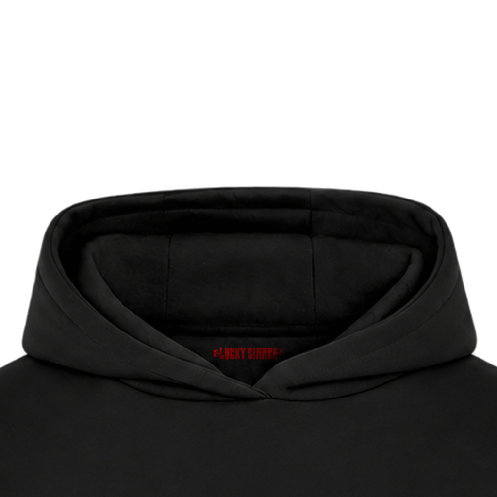 Oversize-Hoodie Born Lucky Die Sinner S/R