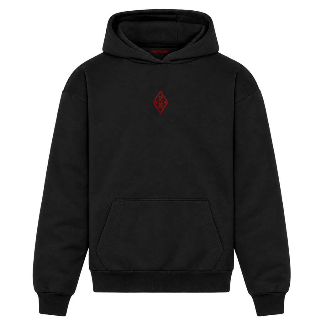 Oversize-Hoodie Red Knuckle S/R
