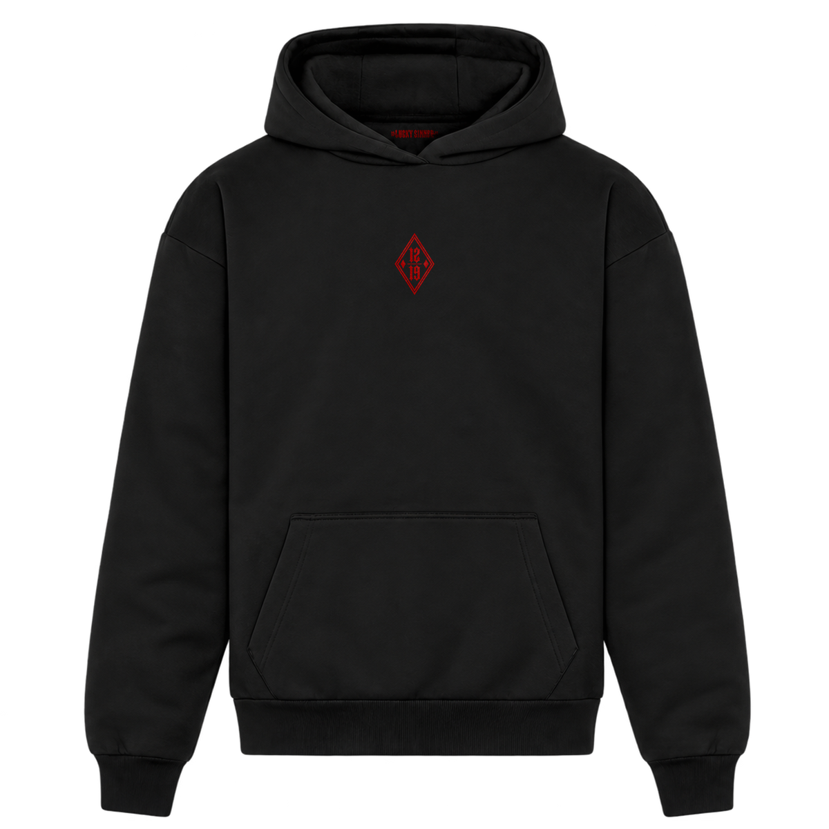Oversize-Hoodie Red Knuckle S/R
