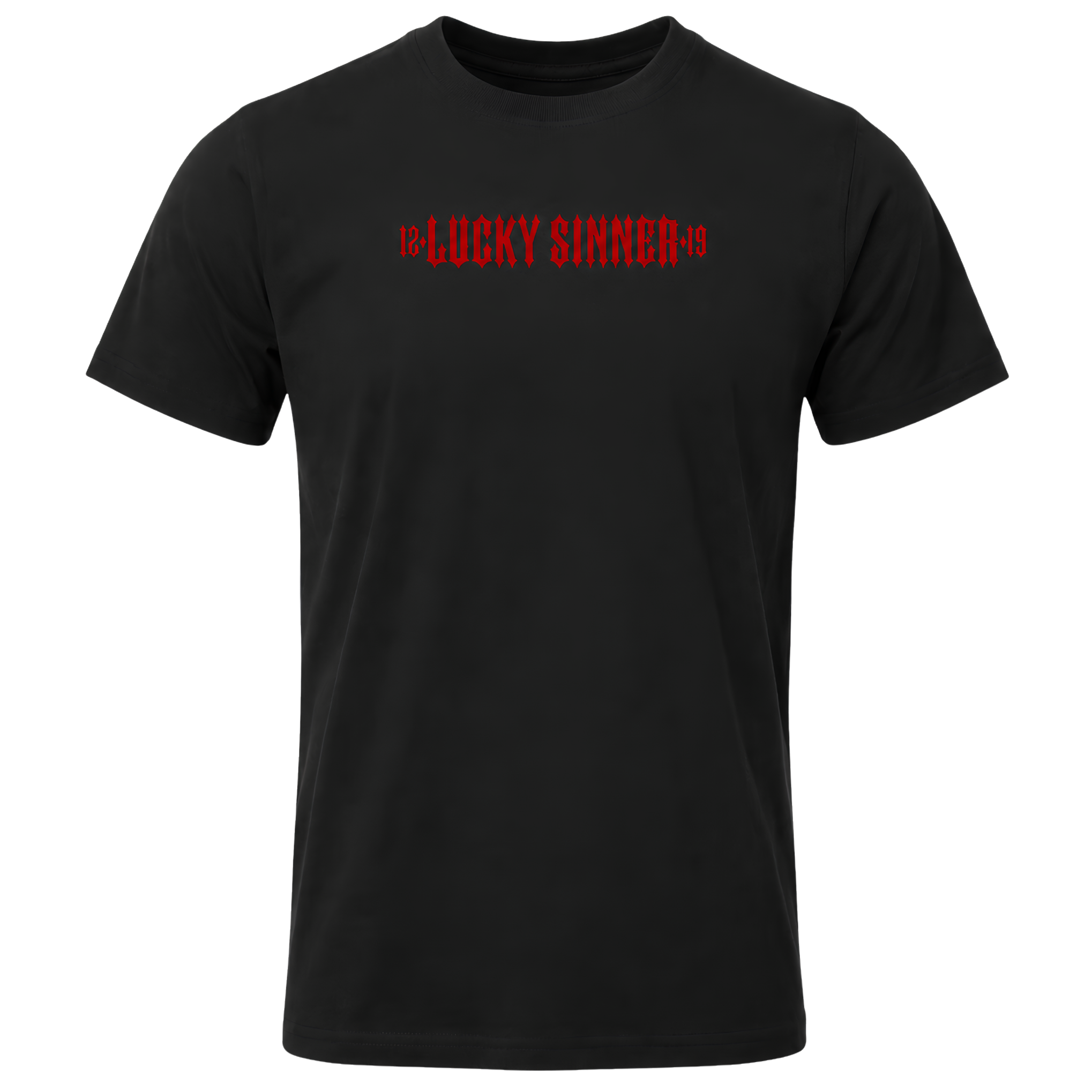 T-Shirt Born Lucky Die Sinner S/R