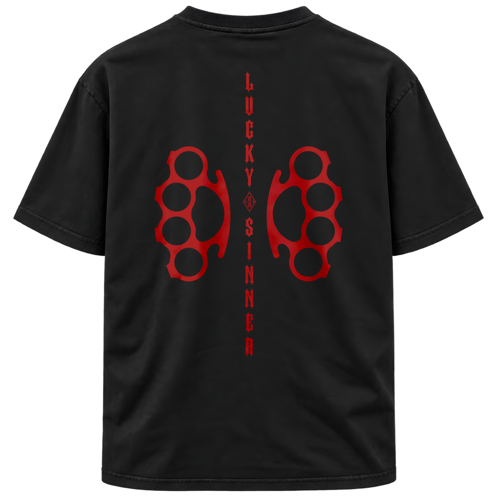 Oversize T-Shirt Red Knuckle 19 S/R