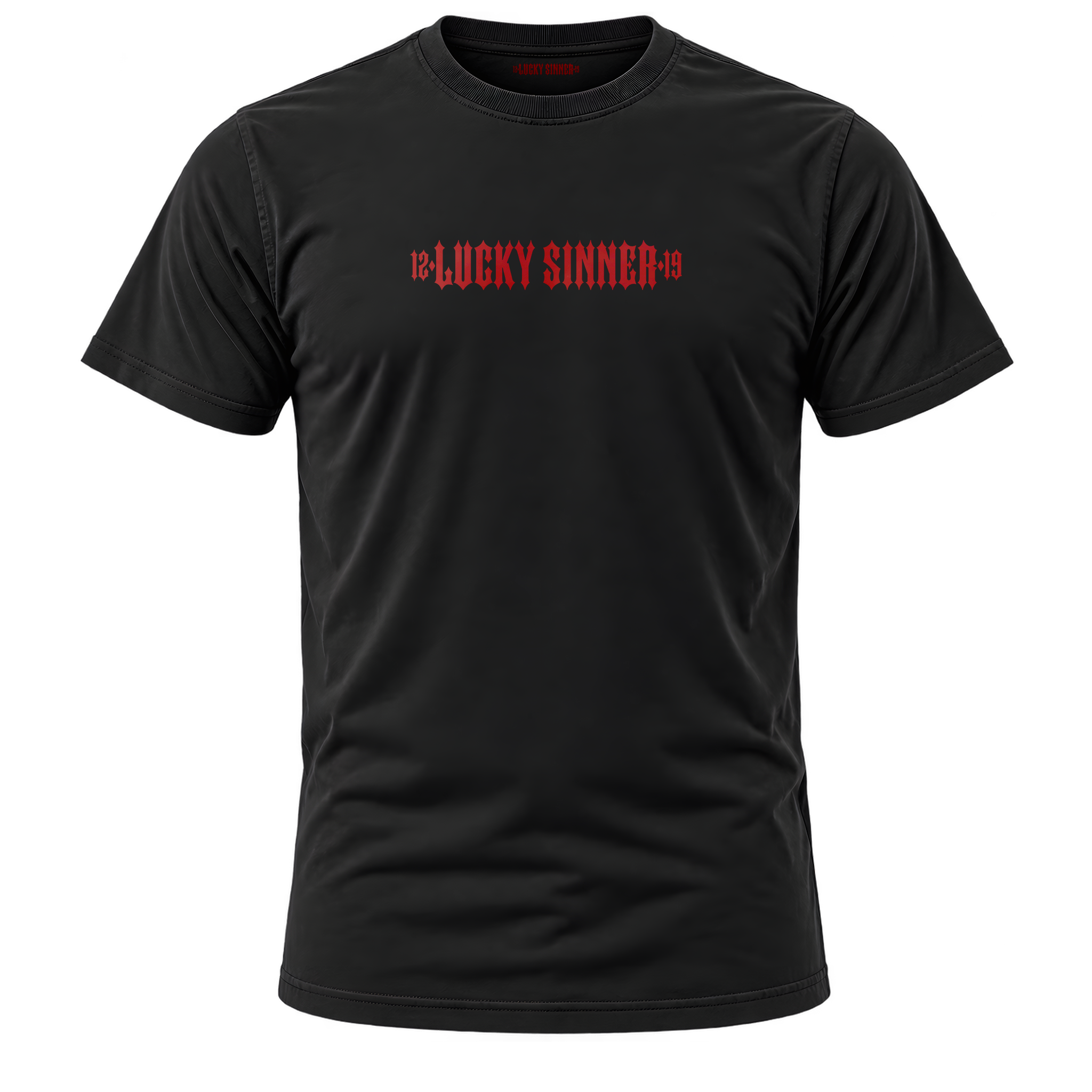 T-Shirt Born Lucky Die Sinner S/R