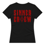 Women V-Neck Top Sinner Crew S/R