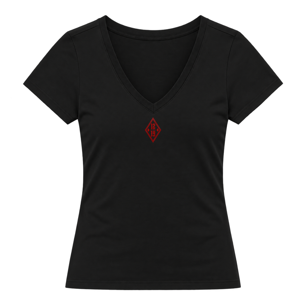 Women V-Neck Top Sinner Crew S/R