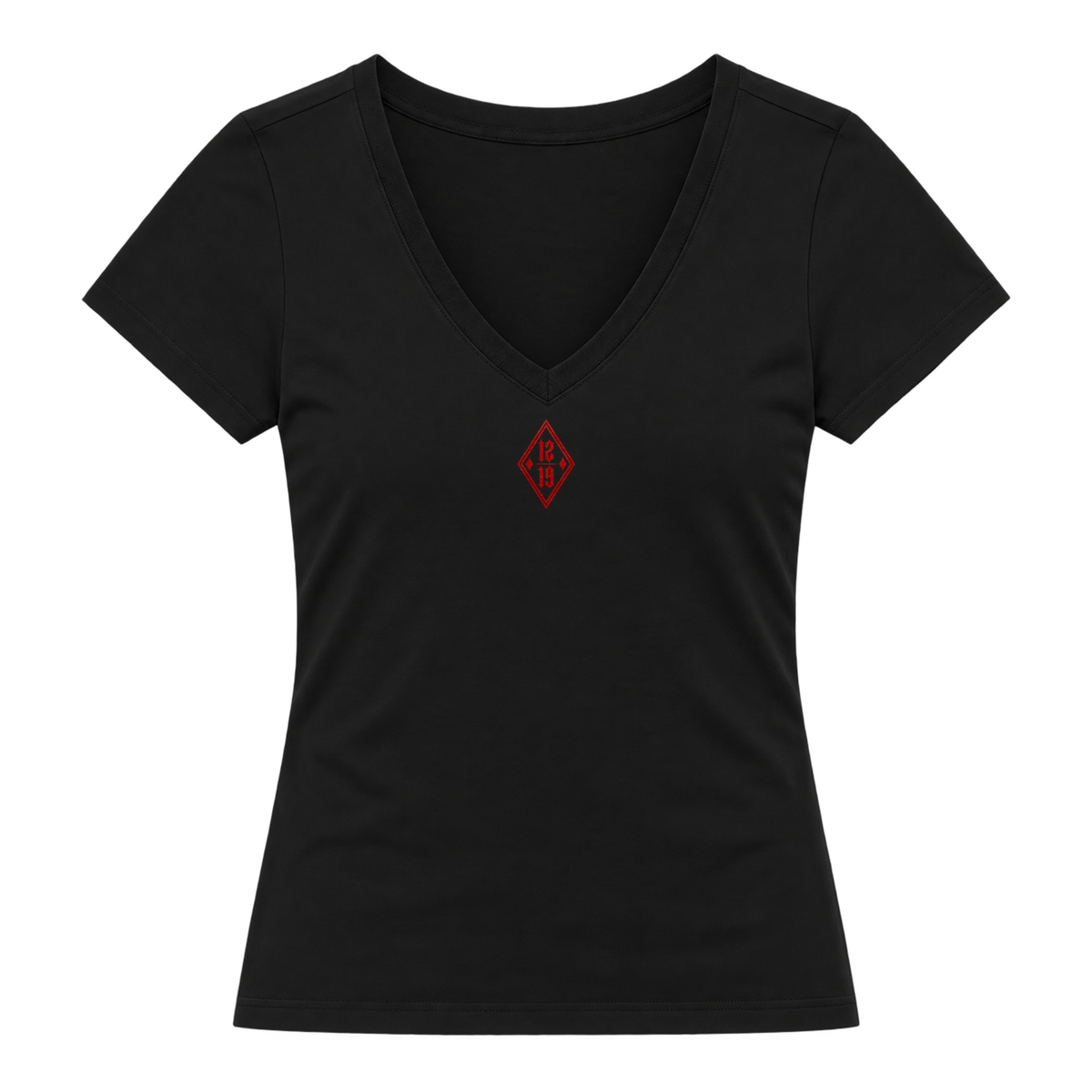 Women V-Neck Top Sinner Crew S/R